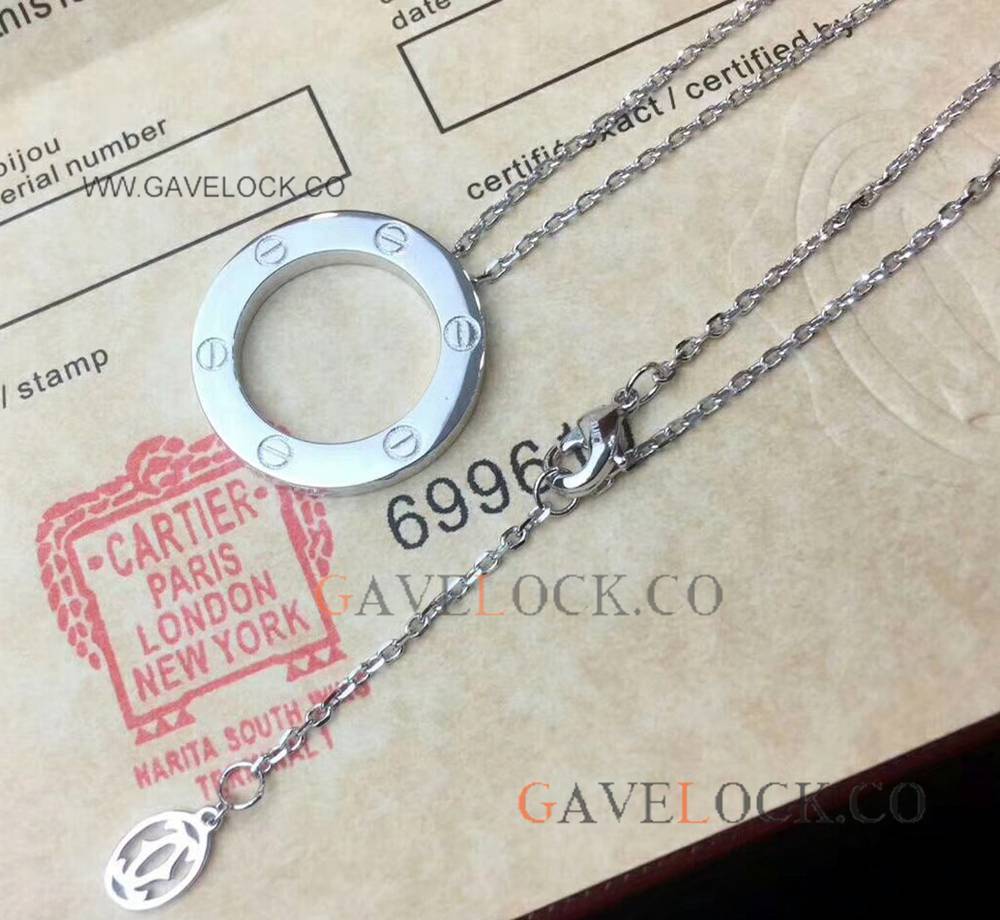 Simple Style Cartier LOVE Pendant Necklace - AAA Grade Replica